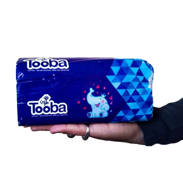 خرید و قیمت دستمال کاغذی 100 برگ طوبی + فروش عمده